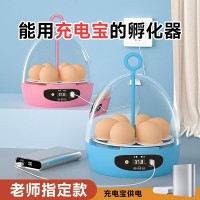 小雞孵化器家用迷你兒童孵化機全自動孵蛋器外貿(mào)智能孵化箱