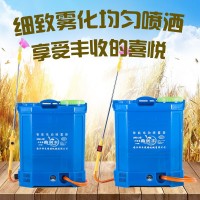 廠家批發(fā)20L八角款農用背負式電動噴霧器鋰電池噴霧器打藥機