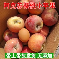 批發新疆阿克蘇櫻桃小蘋果孕婦寶寶新鮮水果產地發當季代發
