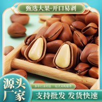 新貨松子特大東北開口松批發旗艦店級大顆粒散裝孕婦零食休閑批發
